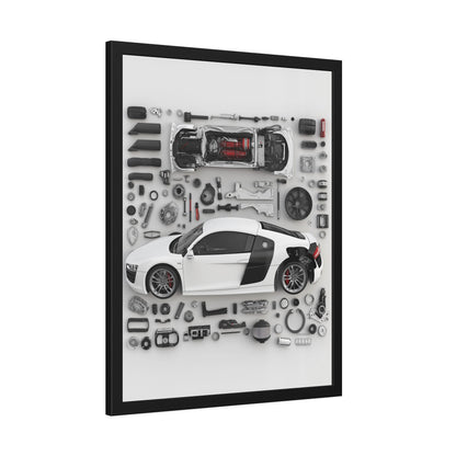 Audi r8 Framed Poster US