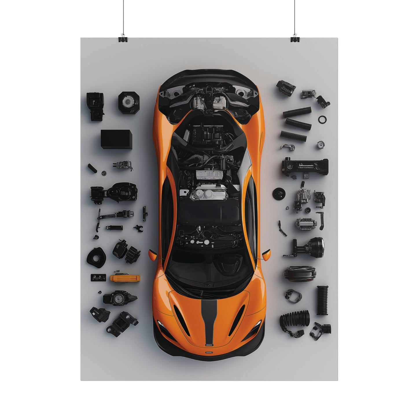 McLaren 765LT Rolled Poster