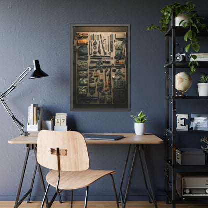 Military Arsenal Art Framed Poster US