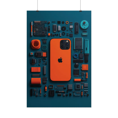 Phone Rolled Poster