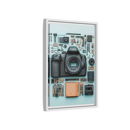 Canon Camera Framed Canvas