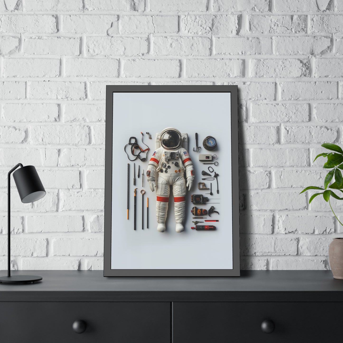 Astronaut Apollo Framed Poster US