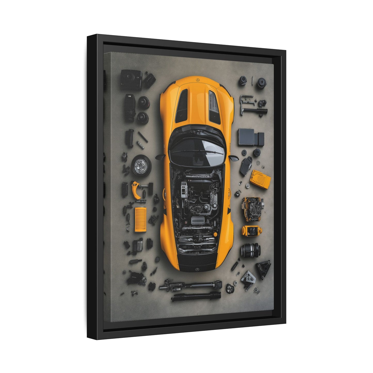 AMG GT Black Series Framed Canvas