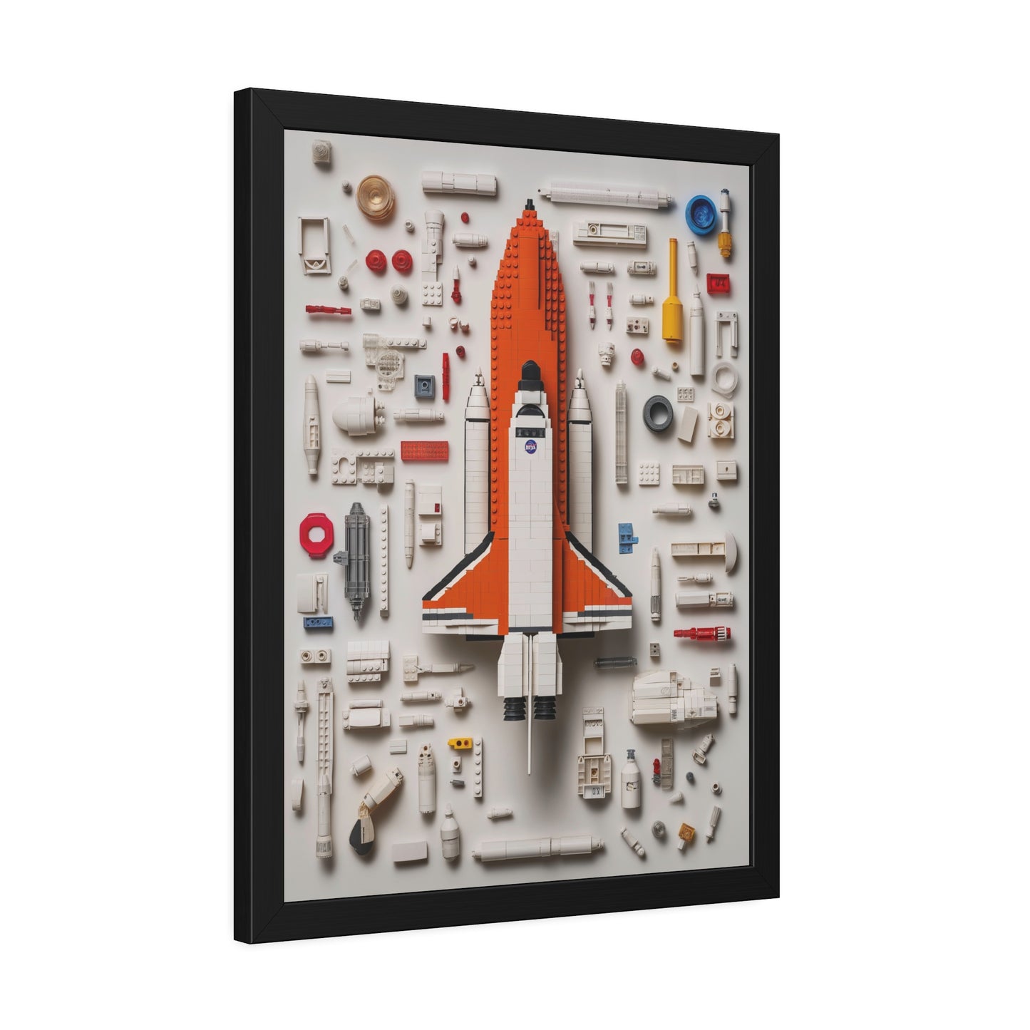 Space Shuttle LEGO Poster US