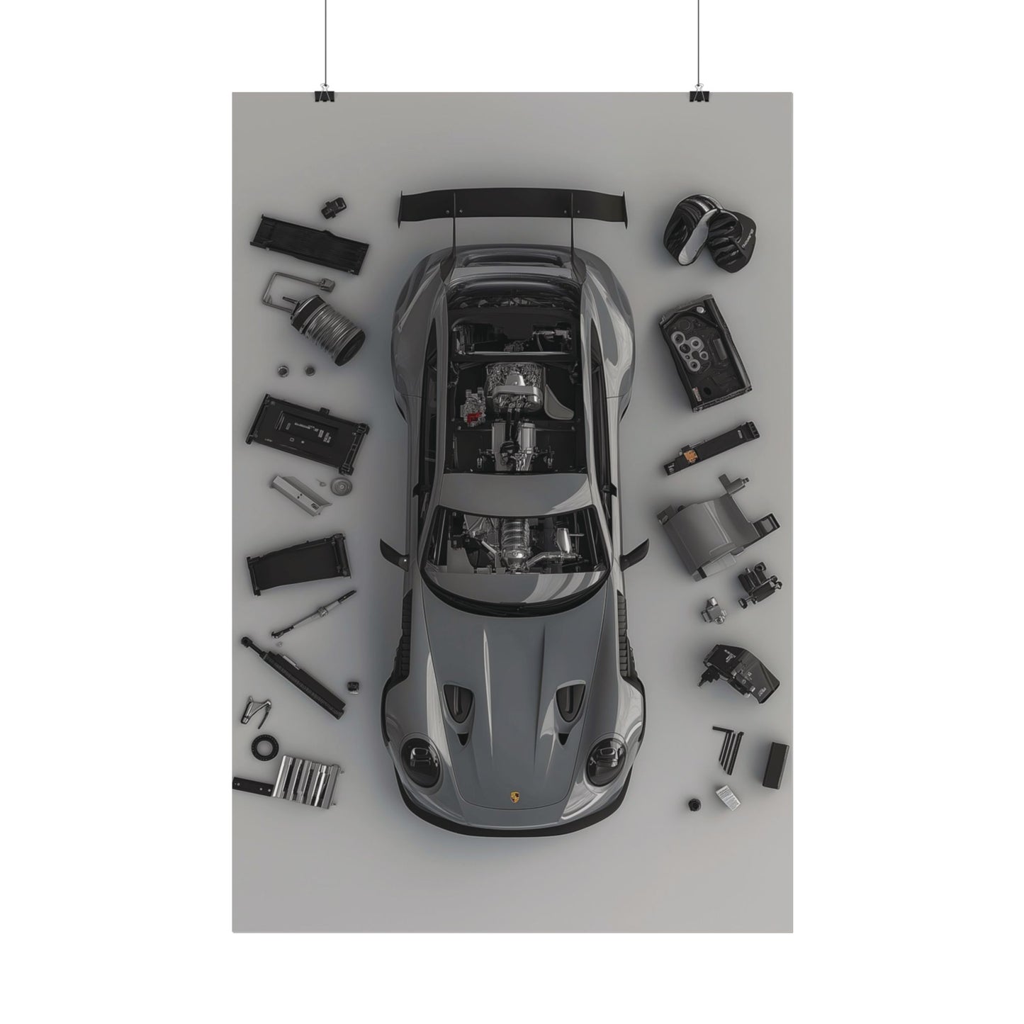 Porsche GT3RS Rolled Poster