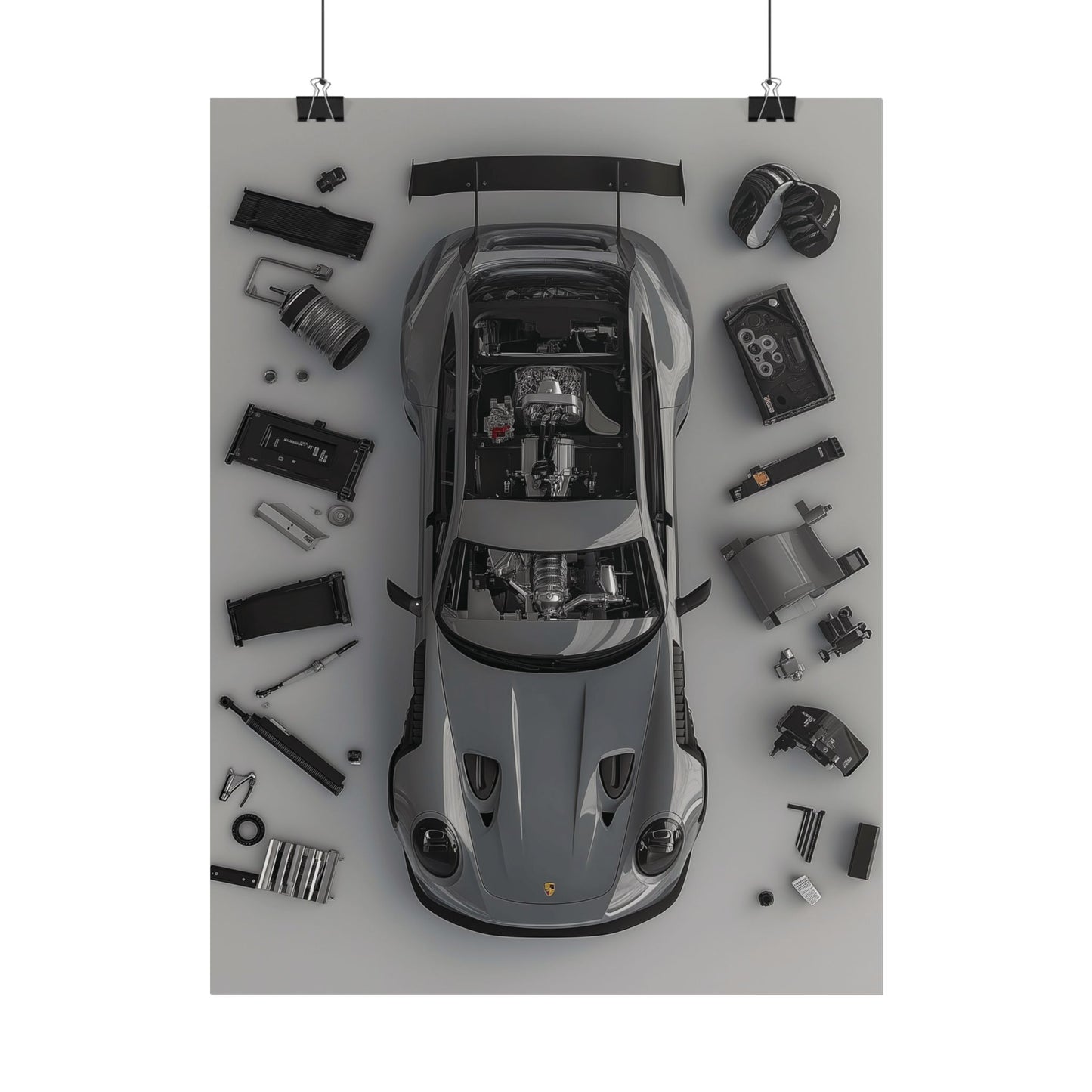 Porsche GT3RS Rolled Poster