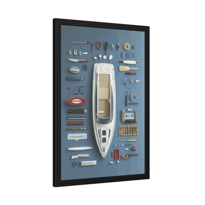 Fast Boat Framed Poster US