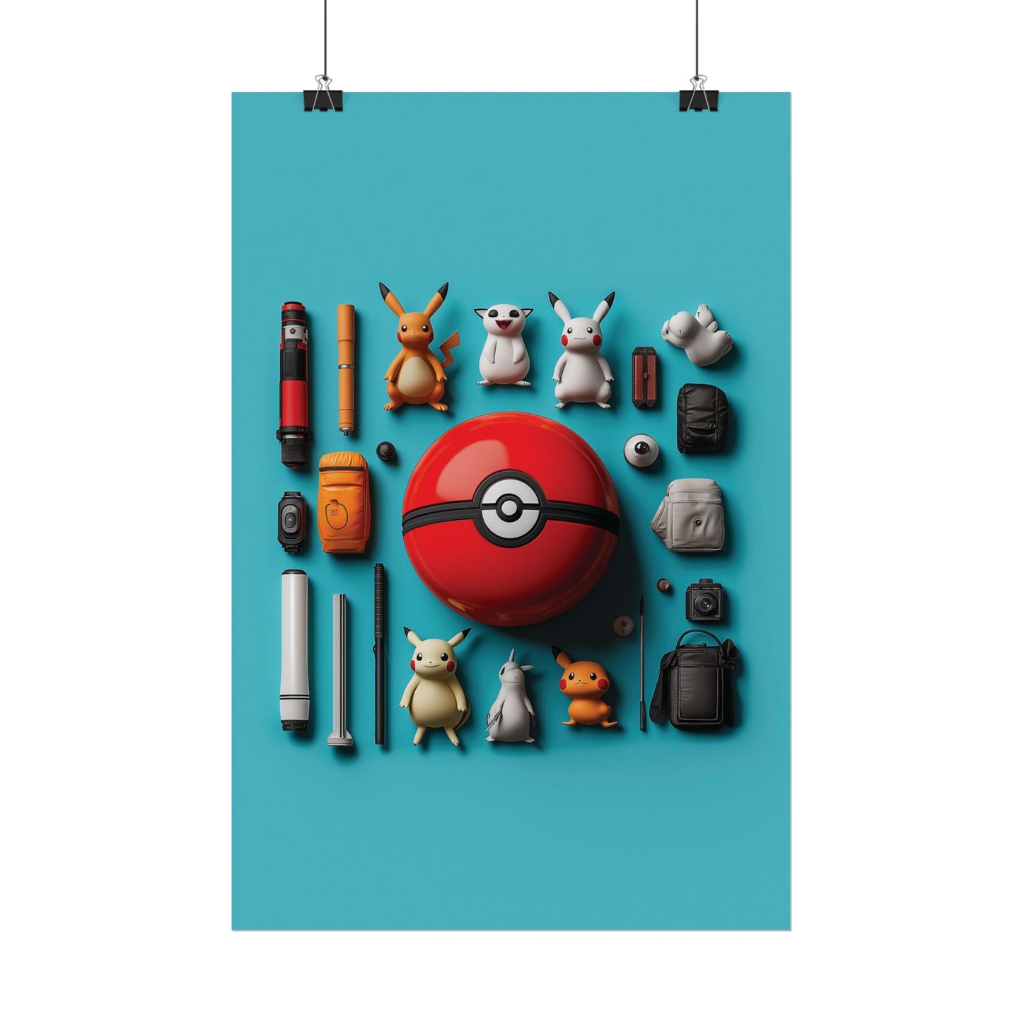 Pokemon kit Rolled Poster
