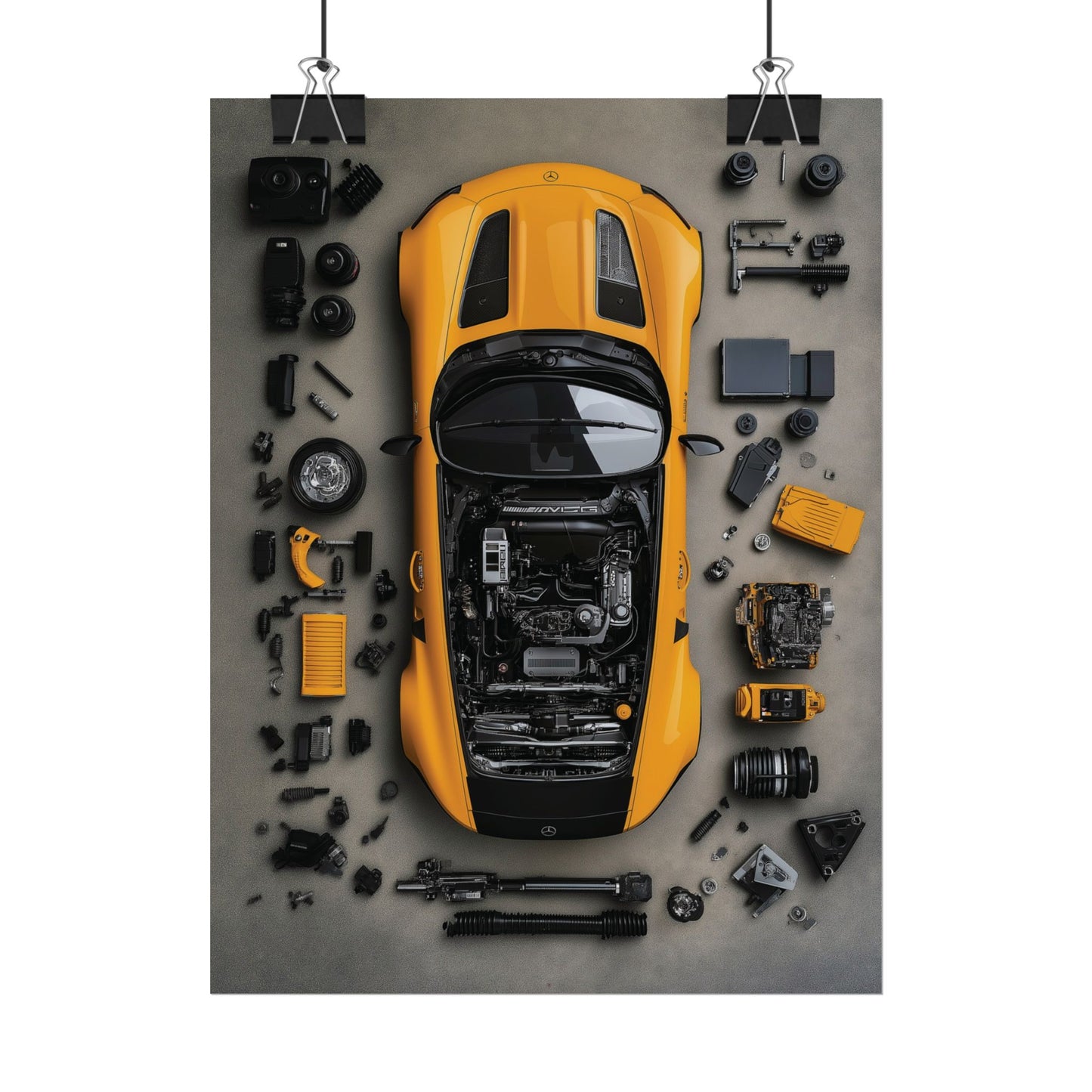 AMG GT Black Series Rolled Poster