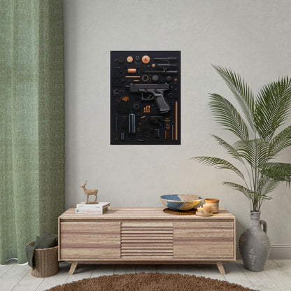 Black Gun_Art Rolled Poster