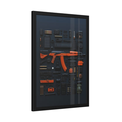 AK47 Framed Poster US