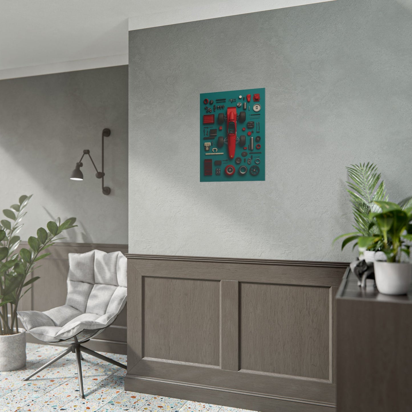 F1 Classic Van Rolled Poster