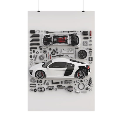 Audi R8 Rolled Poster