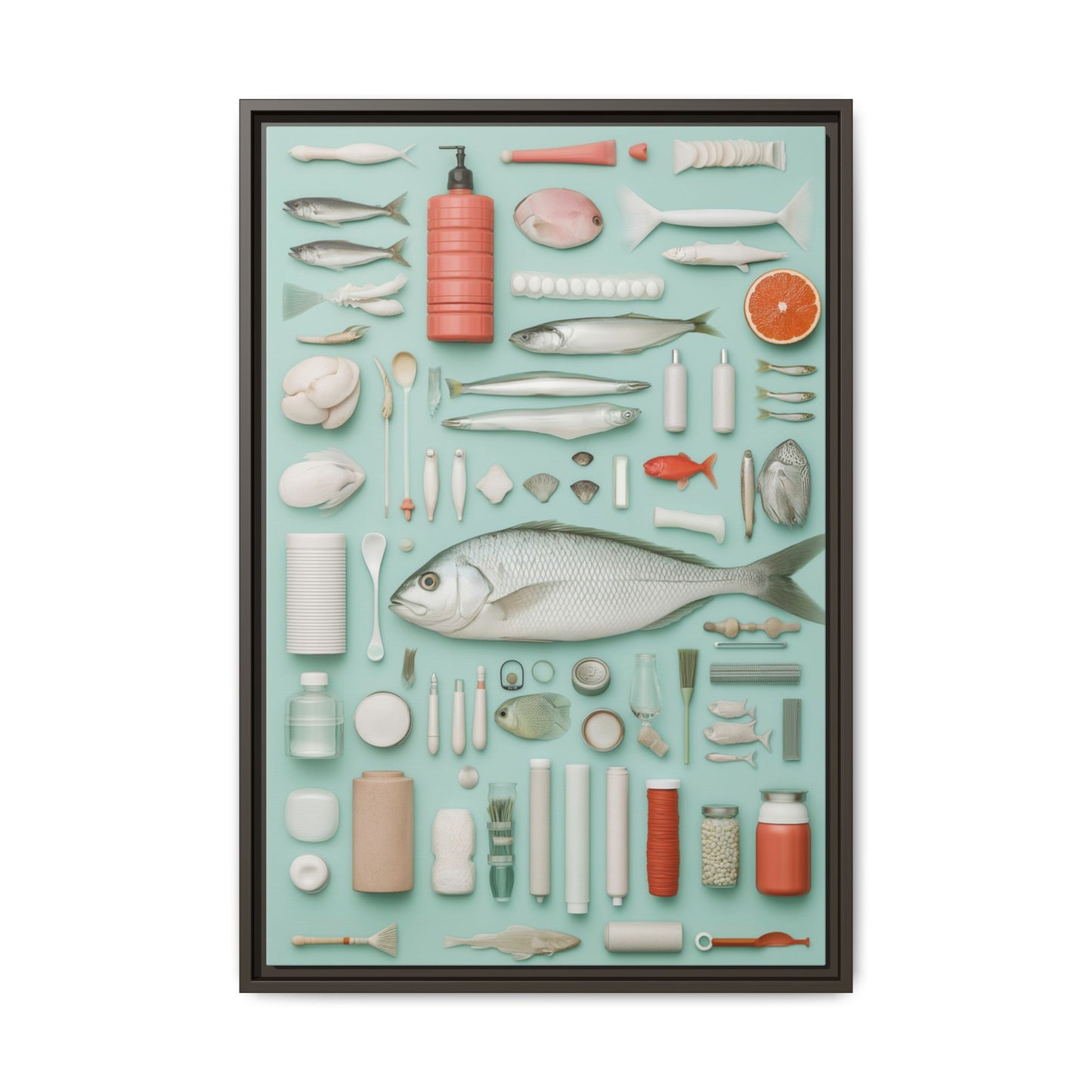Fish Framed Canvas