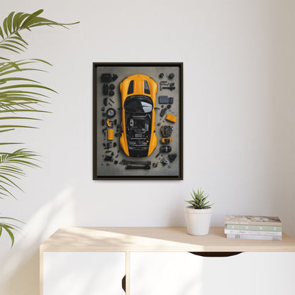 AMG GT Black Series Framed Canvas