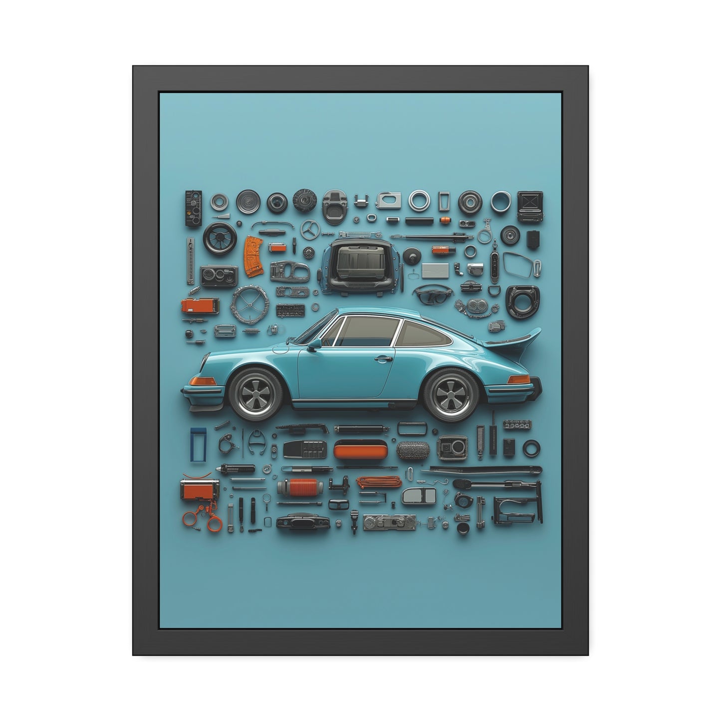 Porsche 911 G Classic Framed Poster US