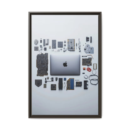 Grey Mac Framed Canvas