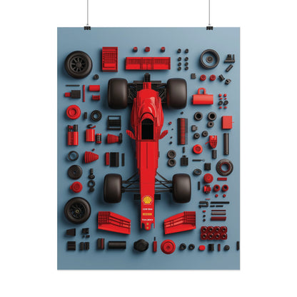 F1 Rolled Poster