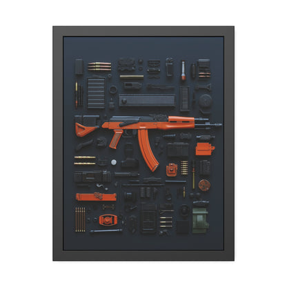 AK47 Framed Poster US