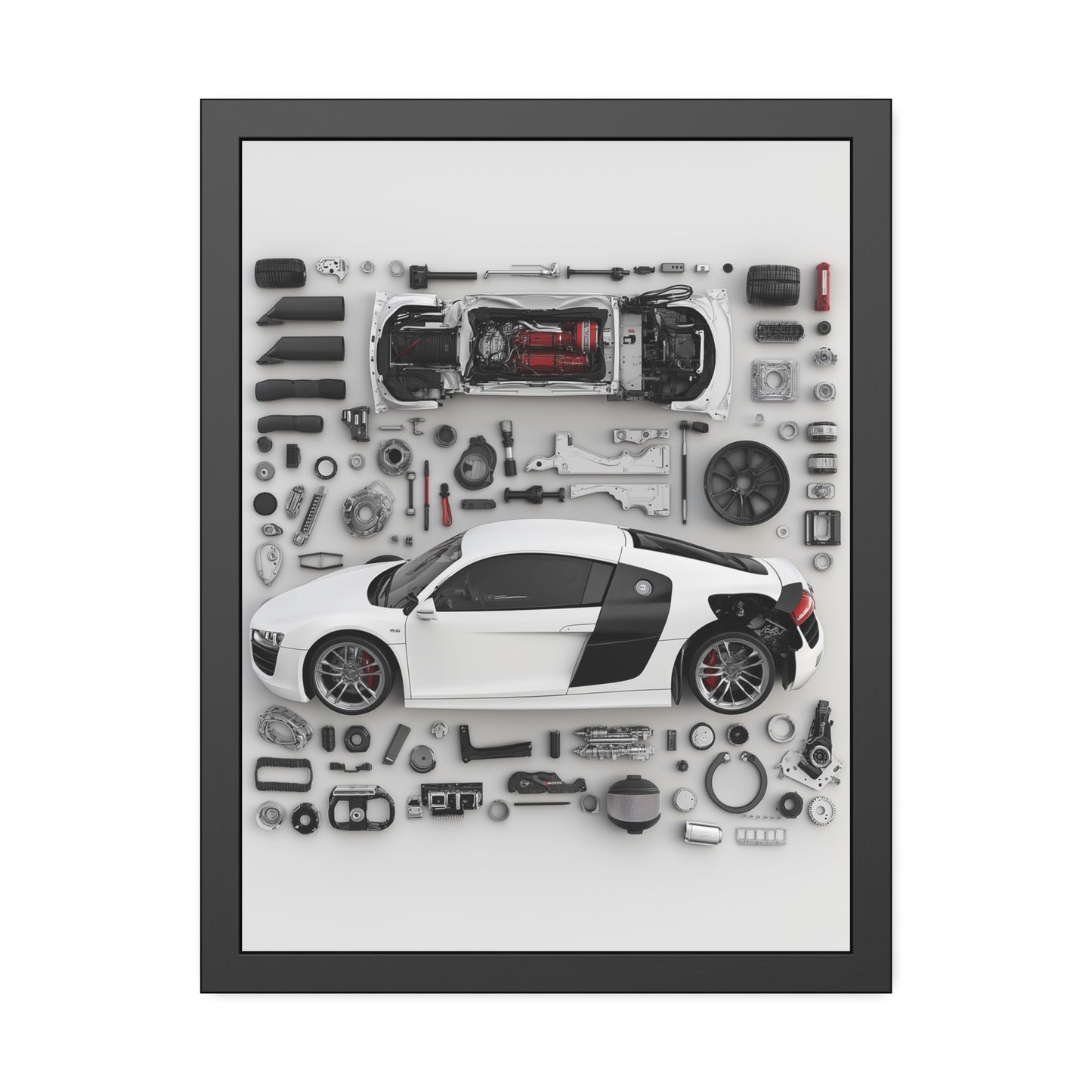 Audi r8 Framed Poster US