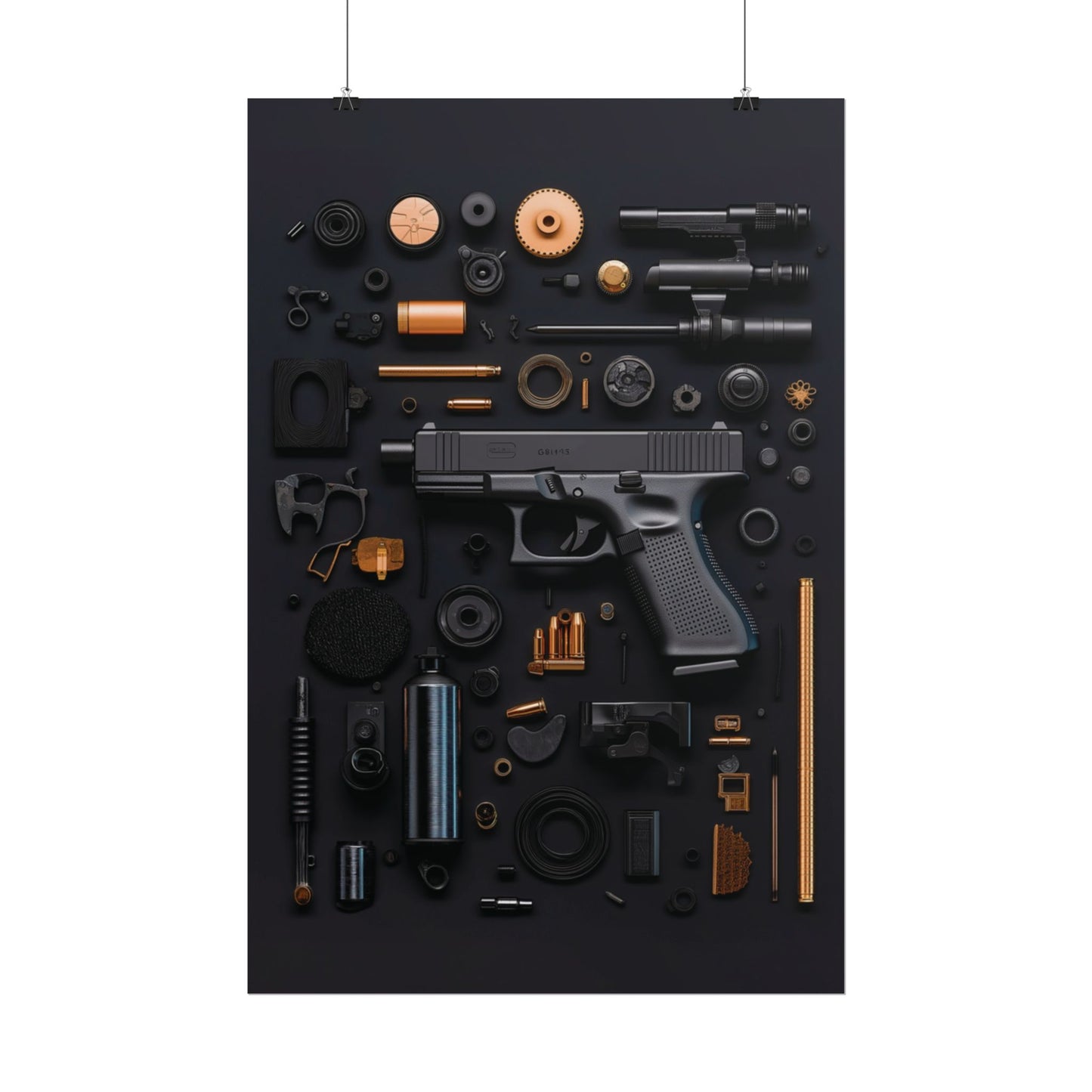 Black Gun_Art Rolled Poster