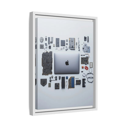 Grey Mac Framed Canvas