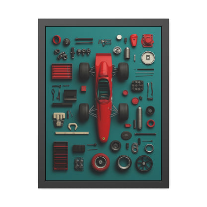 F1 Classic Framed Poster US