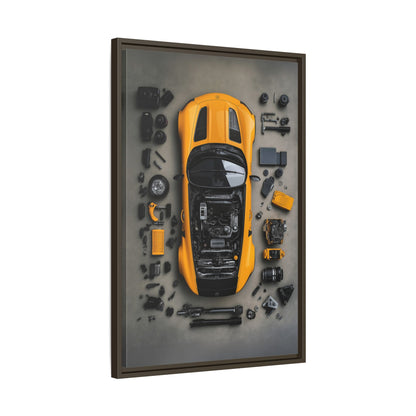 AMG GT Black Series Framed Canvas