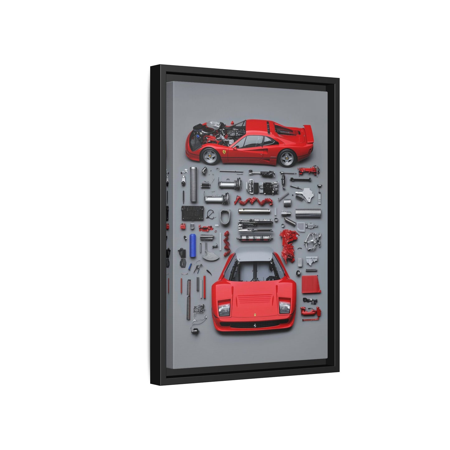 Prototype Classic Ferrari Framed Canvas