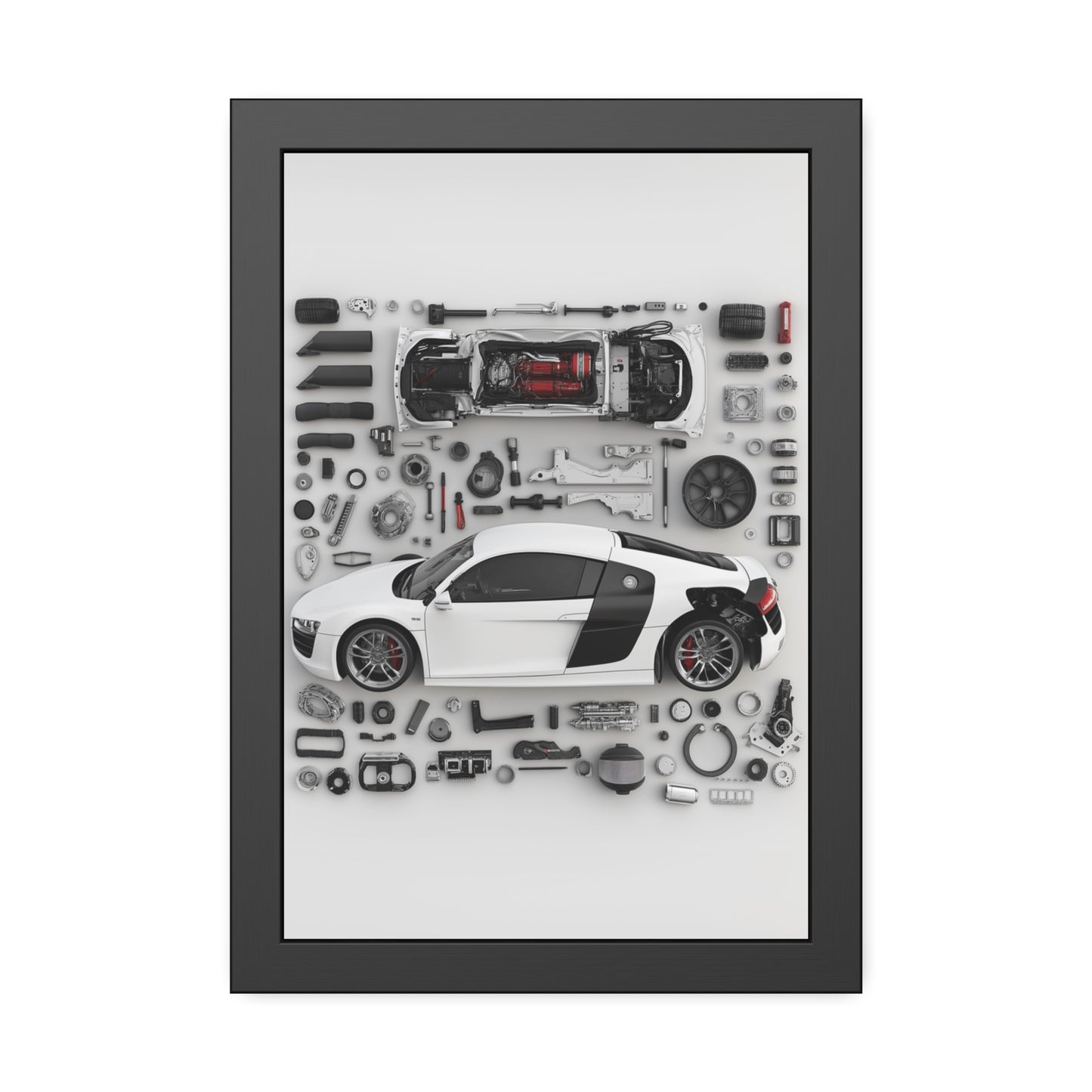 Audi r8 Framed Poster US