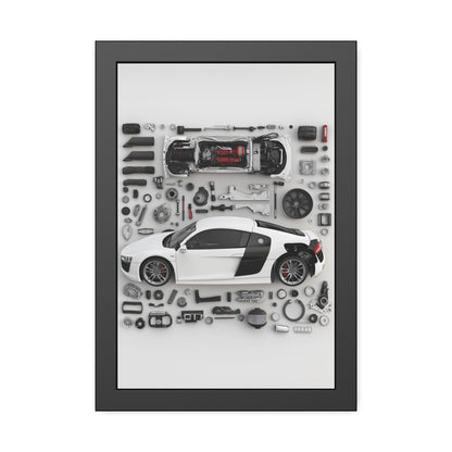 Audi r8 Framed Poster US