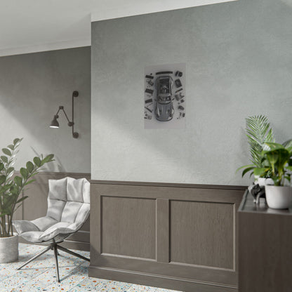 Porsche GT3RS Rolled Poster