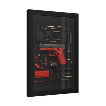 Red GunArt Framed Poster US