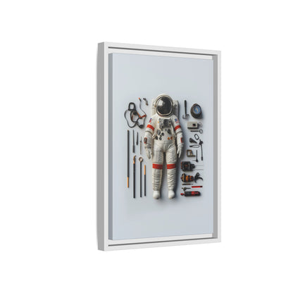 Astronaut Apollo Framed Canvas