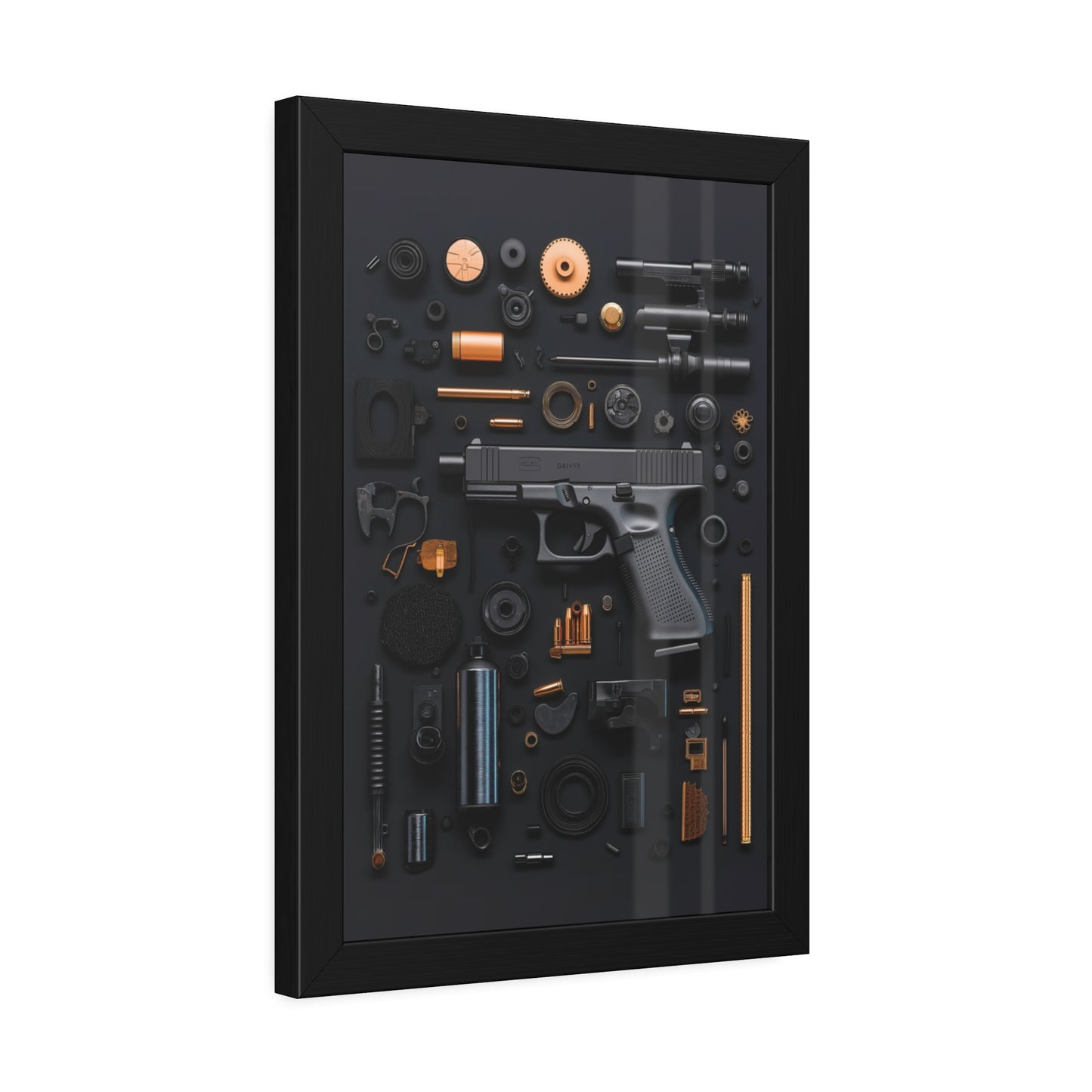 Black Gun_Art Framed Poster US