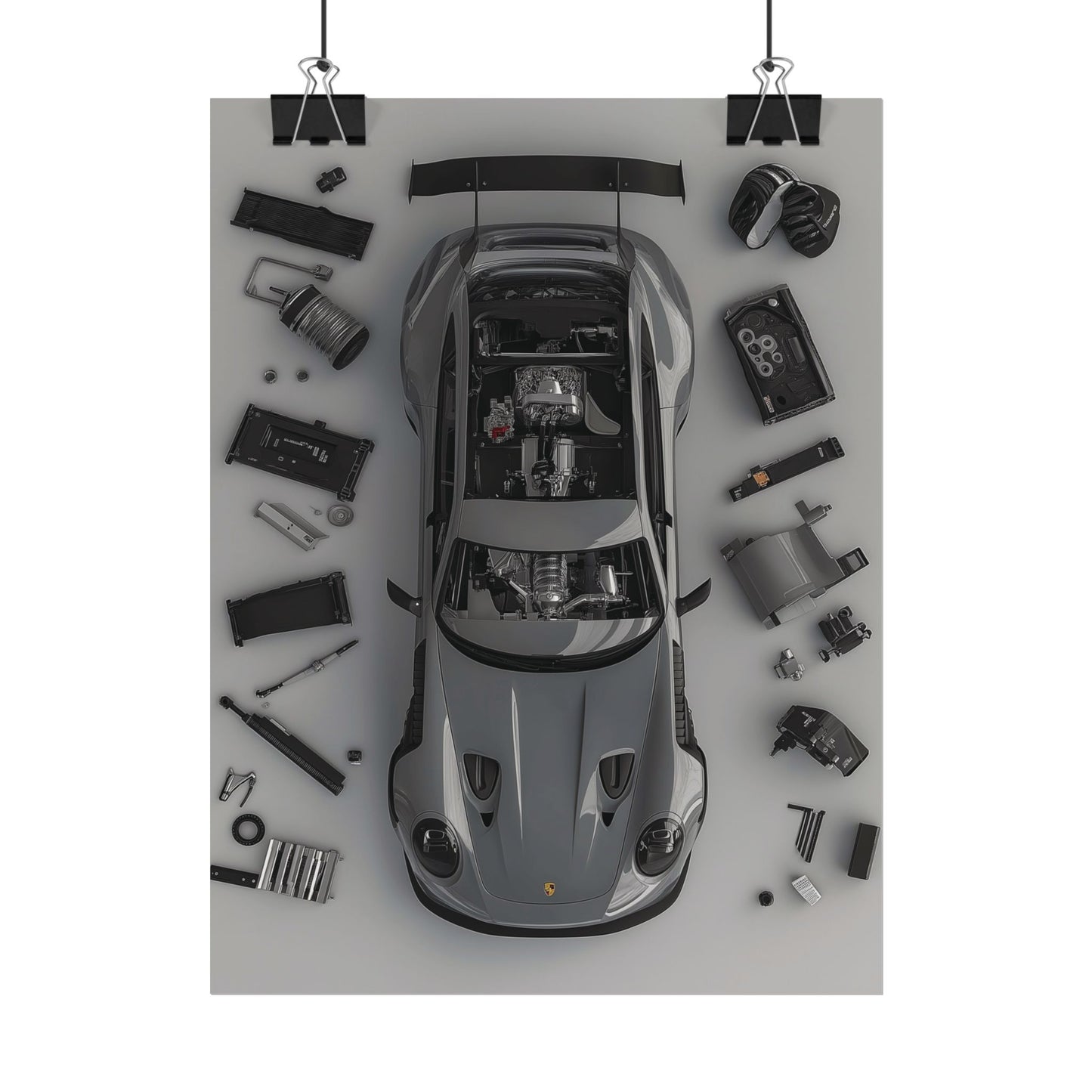 Porsche GT3RS Rolled Poster