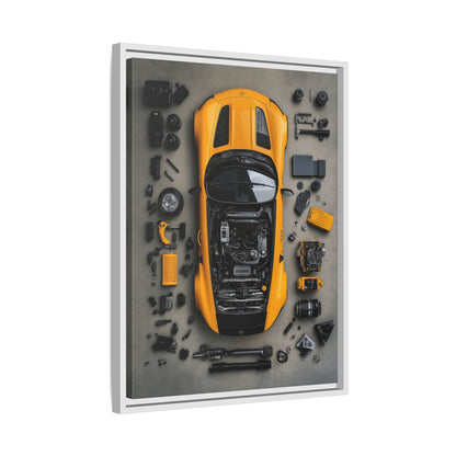 AMG GT Black Series Framed Canvas