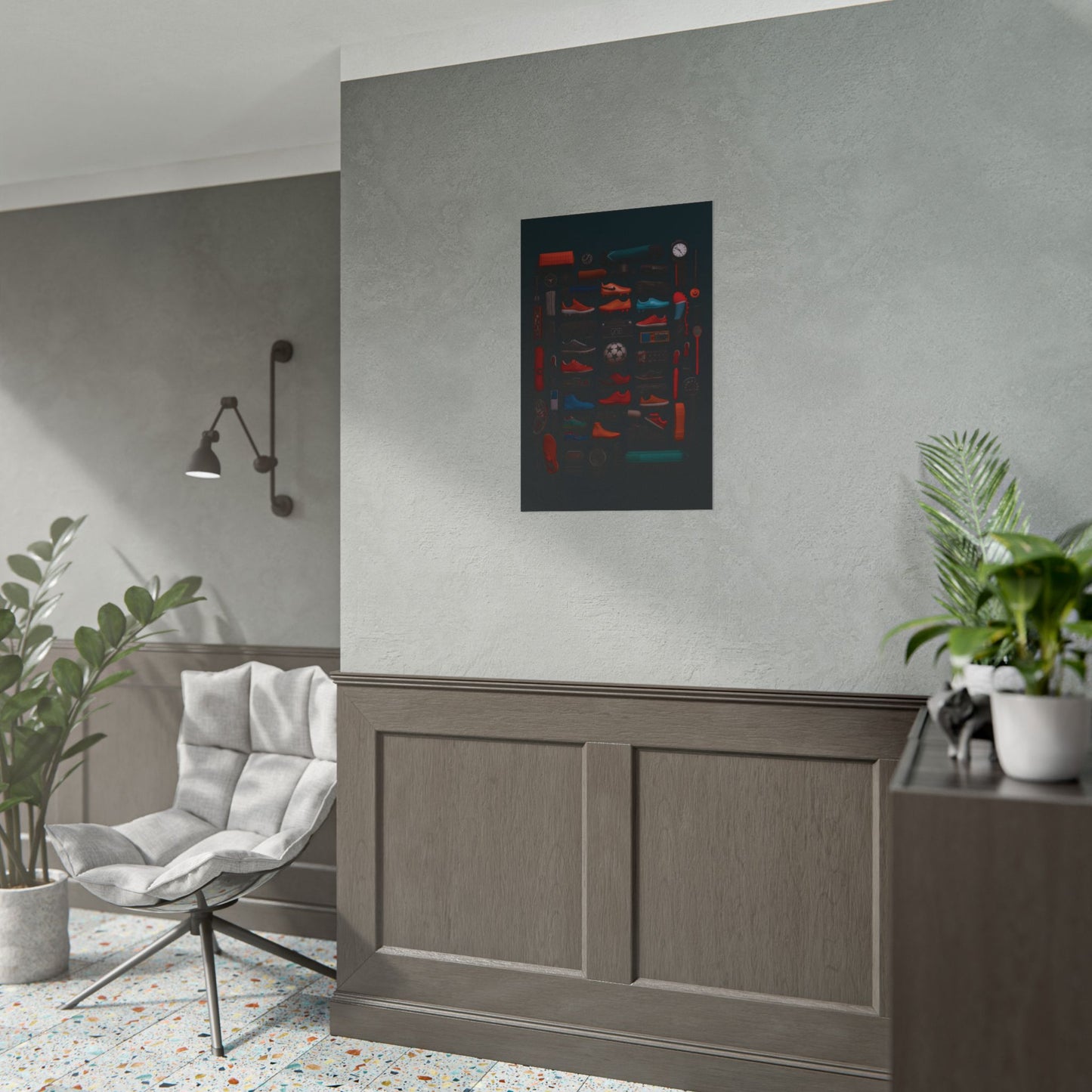 Football Cleats Rolled Poster