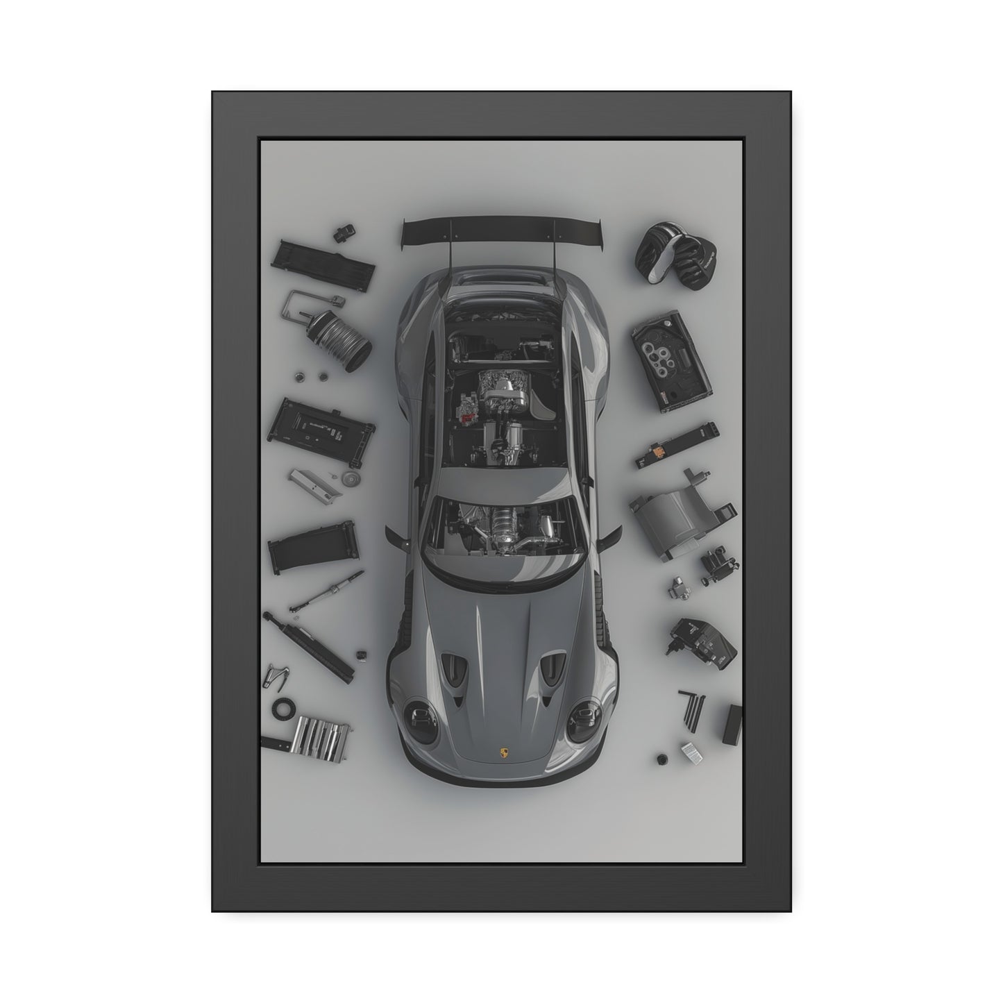 Porsche GT3RS Framed Poster US