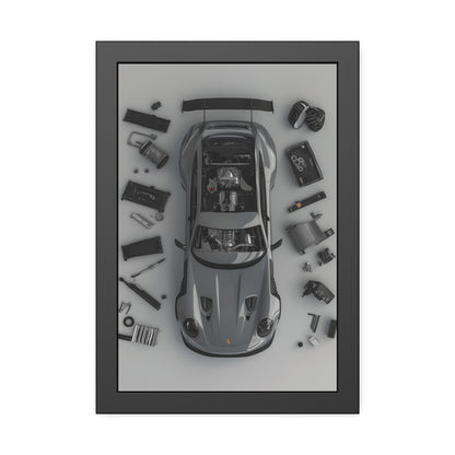 Porsche GT3RS Framed Poster US