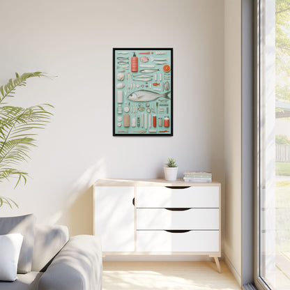 Fish Framed Canvas