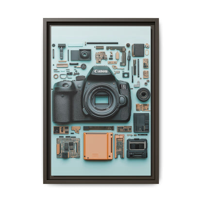 Canon Camera Framed Canvas