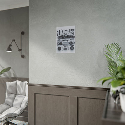 Porsche 911 992 Rolled Poster