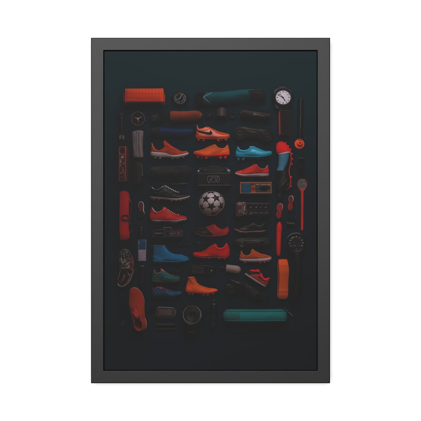 Soccer Cleat Framed Poster US