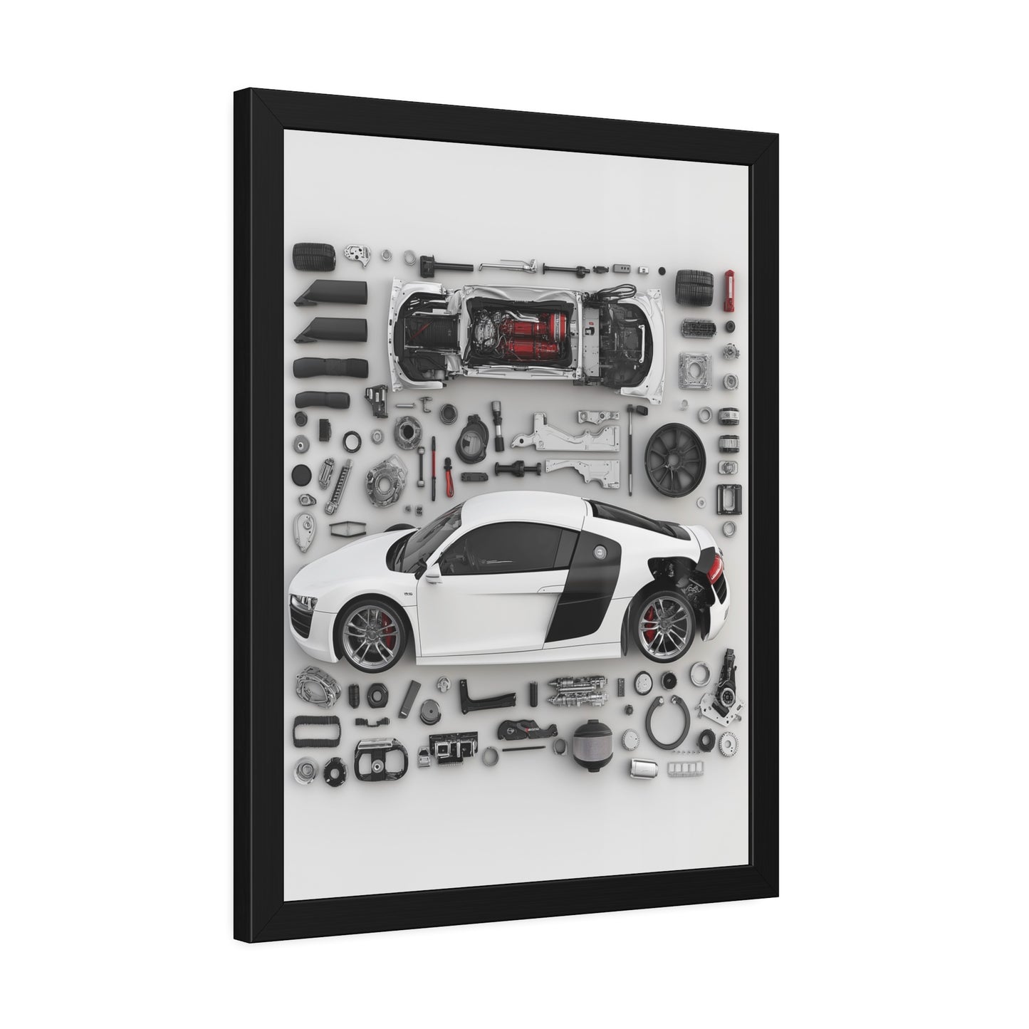 Audi r8 Framed Poster US