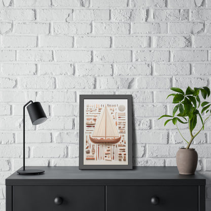 Viking Boat Framed Poster US