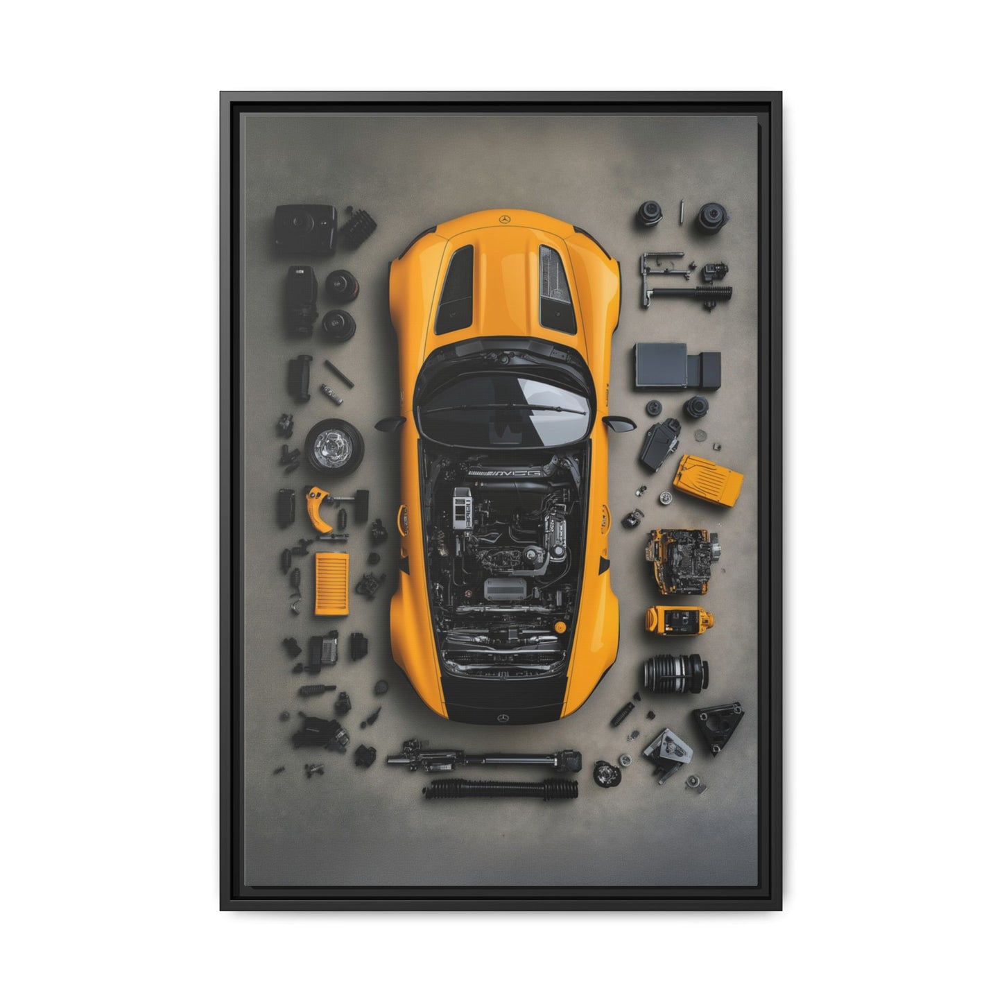 AMG GT Black Series Framed Canvas