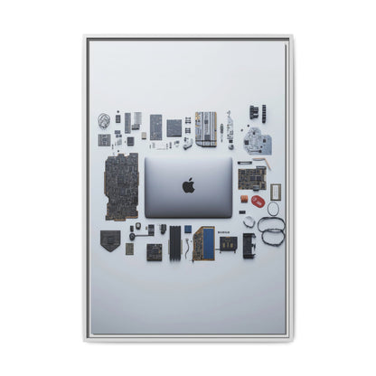 Grey Mac Framed Canvas
