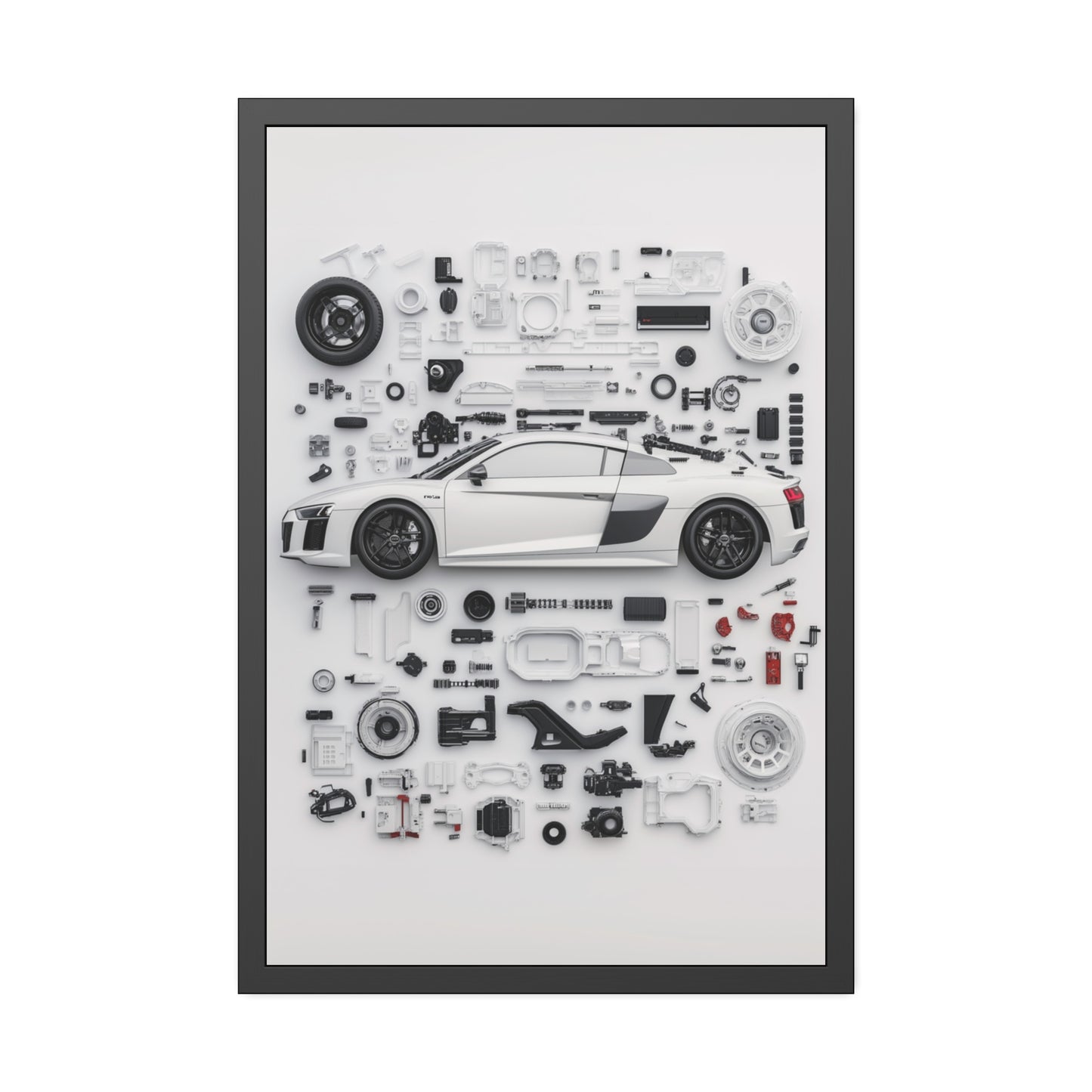 Audi R8 Framed Poster US