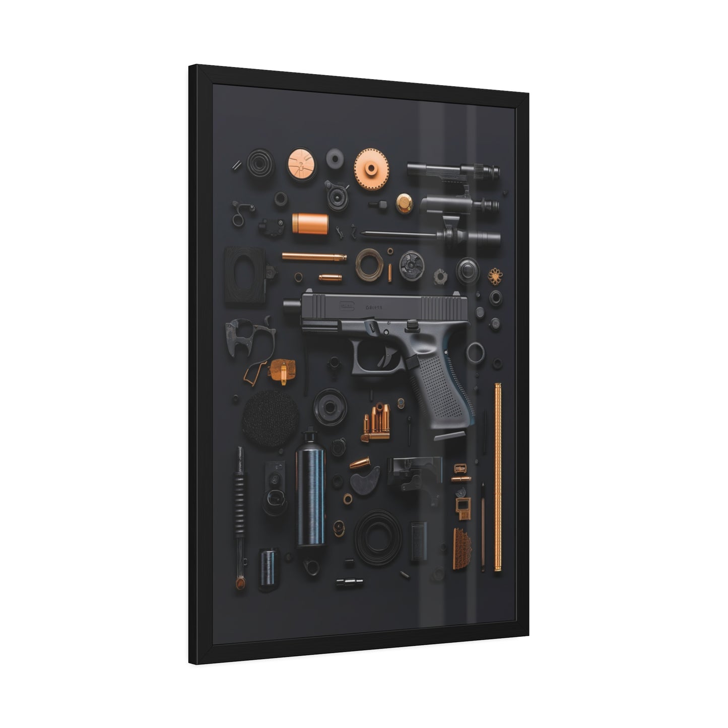 Black Gun_Art Framed Poster US